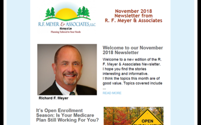 November 2018 Newsletter released