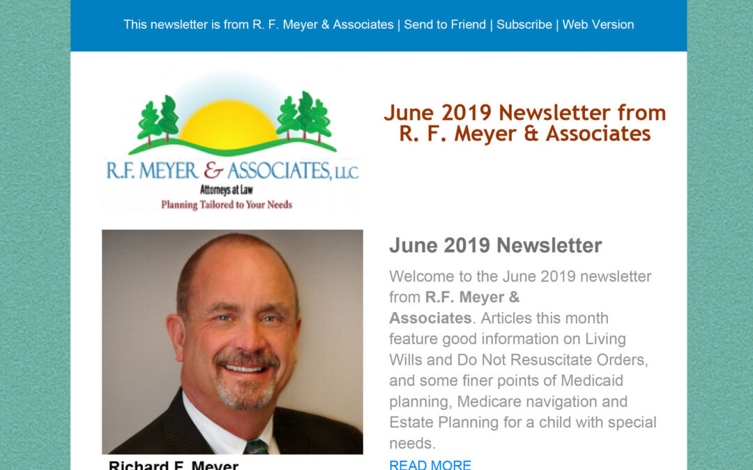 June 2019 newsletter