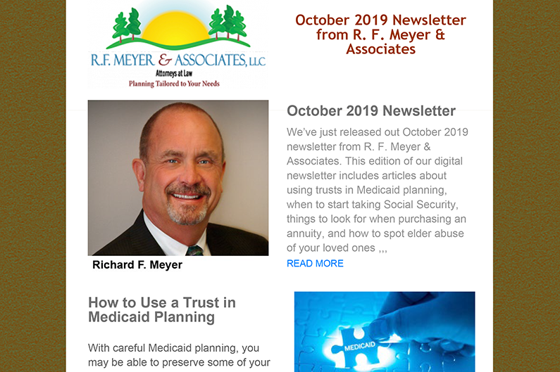 October 2019 newsletter