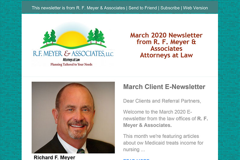 Meyer associates, March 2020 Newsletter