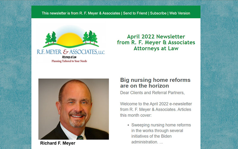 April 2022: Big nursing home reforms on horizon