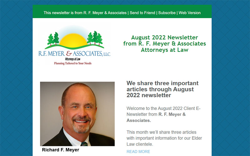 August 2022 newsletter carries 3 important articles