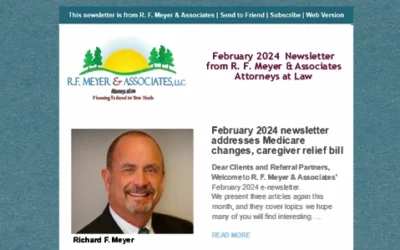 February 2024 newsletter addresses Medicare changes, caregiver relief bill